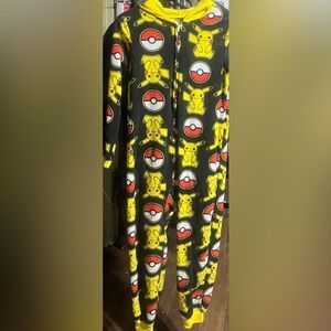 Black Pikachu and Poké Ball Pajama Set